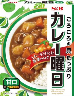 Ｓ＆Ｂ　カレー曜日レトルト甘口　２３０ｇ