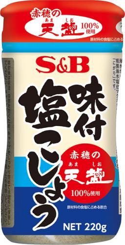 S&B 맛간 소금후추 아코의 천연소금 사용 220g