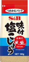 S&B 양념 소금후추 아코의 천연소금 사용 180g