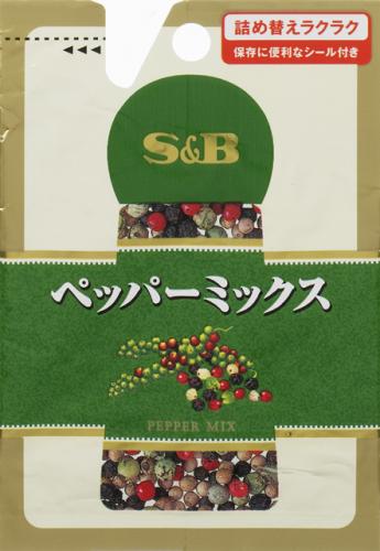 S&B食品 SPICE＆HERB胡椒混合袋11克