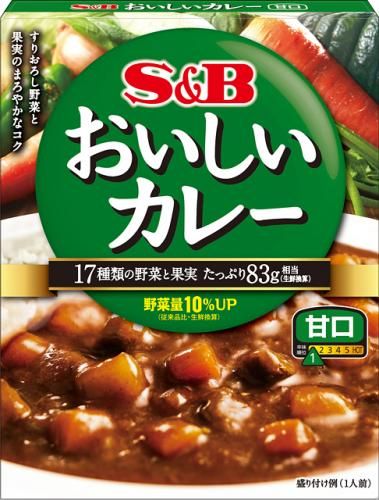 S＆B咖哩的美味甜180克