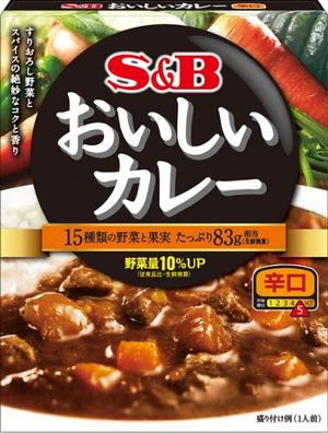 Ｓ＆Ｂ　おいしいカレー辛口　１８０ｇ
