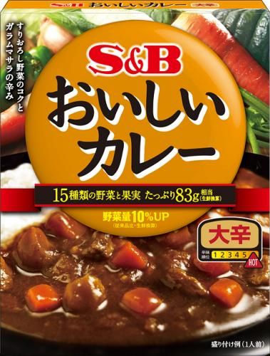 S＆B美味咖哩Daikarashi180克