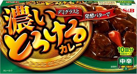 S&B Melty Thick Curry Medium Spicy 175g