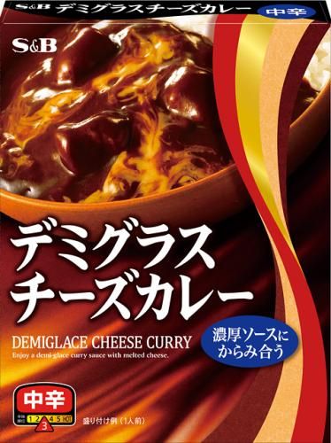 S&B Demi-glace Cheese Curry Medium Spicy 200g