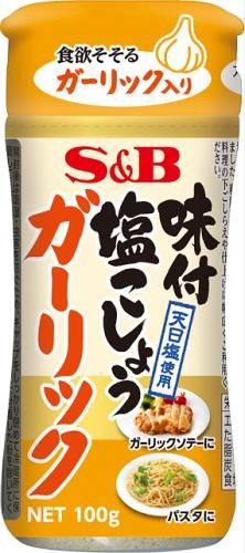 S＆B鹽和胡椒大蒜味100克