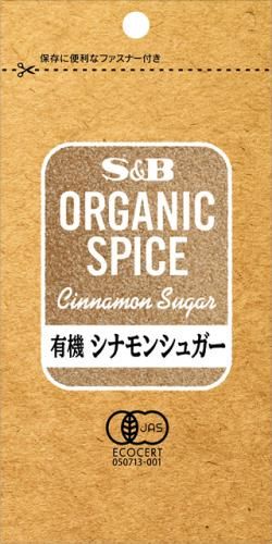 ＯＧ　ＳＰＩＣＥ　有機シナモンシュガー　袋　２８ｇ
