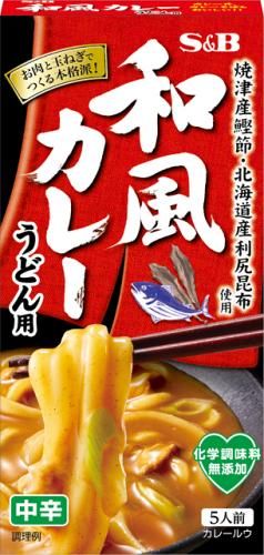 S&B 和風咖哩烏龍麵調理包 中辣 110g