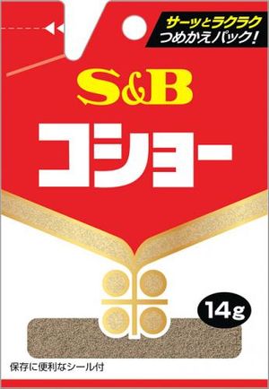 S&B 후추 봉지 포장 14g