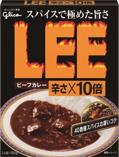 Glico beef curry LEE spicy × 10 times 180g