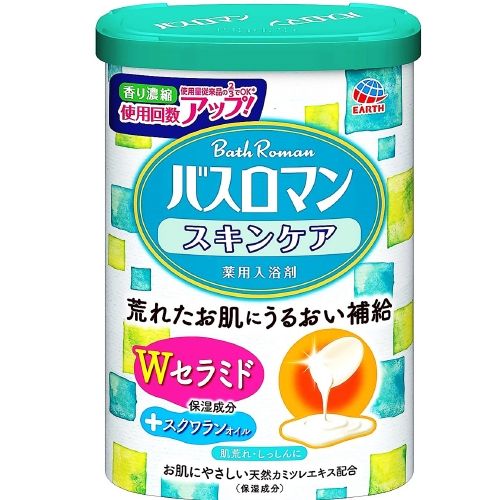 アース バスロマン スキンケアWセラミド 600g