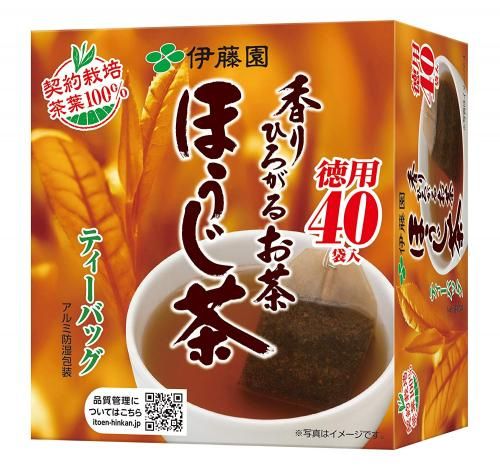 香气蔓延焙茶绿茶袋40袋