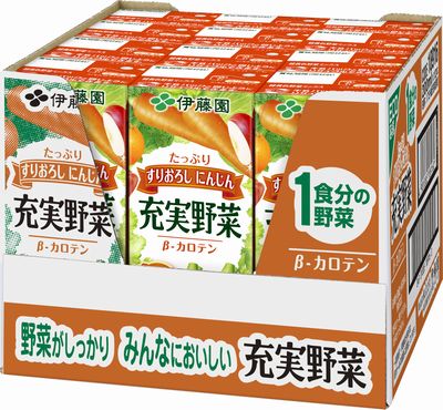 伊藤園 伊藤園 充實蔬菜 果蔬汁 200ml×20入/箱