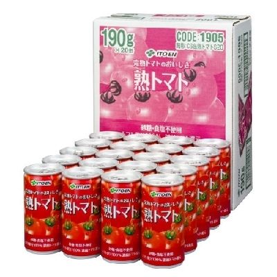 伊藤园熟番茄罐头 190ml x 20