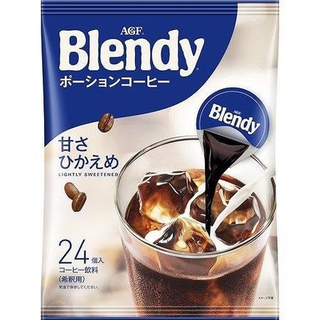 Blendy Cafe Latory Portion Coffee, Lightly Sweet, 24 pieces