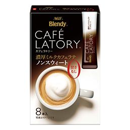 AGF CLSTK Milk Latennon Sweet 8 bottles