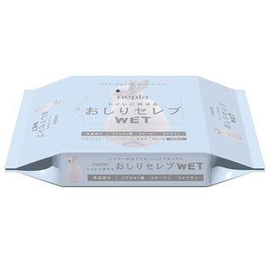Oji Nepia Butt Celebrity WET Refill 60 Sheets Unscented
