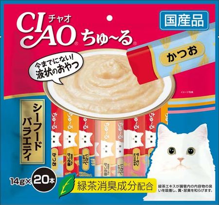 Inaba Churu Seafood Variety 14g x 20