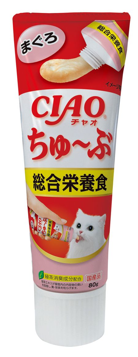 CIAO Tube Complete Nutritional Food Tuna 80g