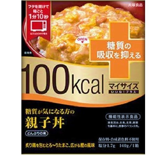 100kcal 마이 사이즈 좋아! 플러스 탄수화물이 신경이 쓰이는 분의 부모와 자식 덮밥 140g