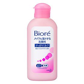 ビオレ メイクも落とせる洗顔料 さっぱりミルク [小] 60ml