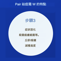 【第二類醫藥品】Pair Acne 雙效抗痘藥膏W