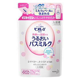 ビオレu 角層まで浸透する うるおいバスミルク ほのかでパウダリーな香り [つめかえ用] 480ml