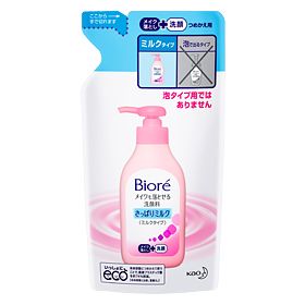 ビオレ メイクも落とせる洗顔料 さっぱりミルク [つめかえ用] 180ml