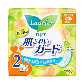 Laurier Skin Clean Guard, for normal use, no wings [30 pieces x 2]