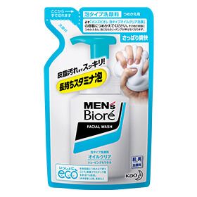 Men's Biore foam type oil clear cleansing [refill] 130ml