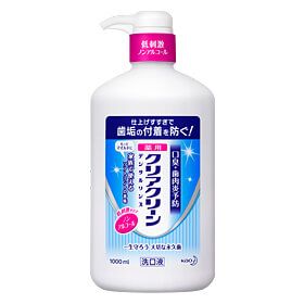 清新潔齒漱口水 柔和薄荷味【按壓式】(藥用漱口液)1000ml