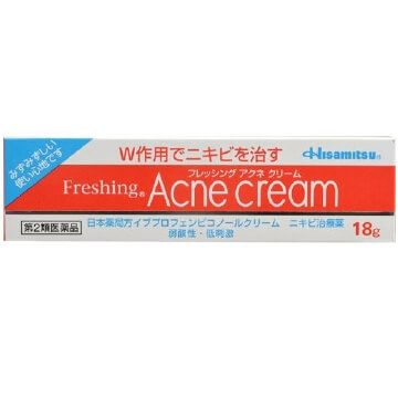 [2nd-Class OTC Drug] Freshing Acne Cream 18g