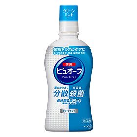 Medicated Pyuora mouthwash clean mint 420ml