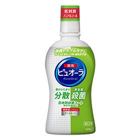 Medicated Pyuora mouthwashes nonalcoholic Lime Mint 420ml