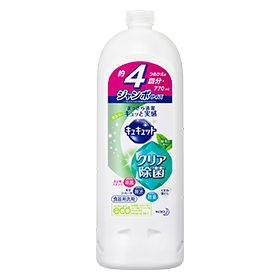 Kyukyutto 透明消毒液 绿茶香型 [补充装] 770ml