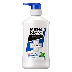 Biore男士藥用除臭沐浴露，清新薄荷香型 [產品] 440ml