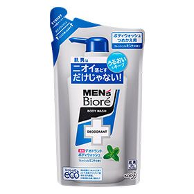 碧柔男士药用除臭沐浴露，清新薄荷香型 [补充装] 380ml