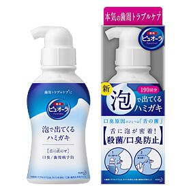 Toothpaste 190ml coming out with medicinal Pyuora foam