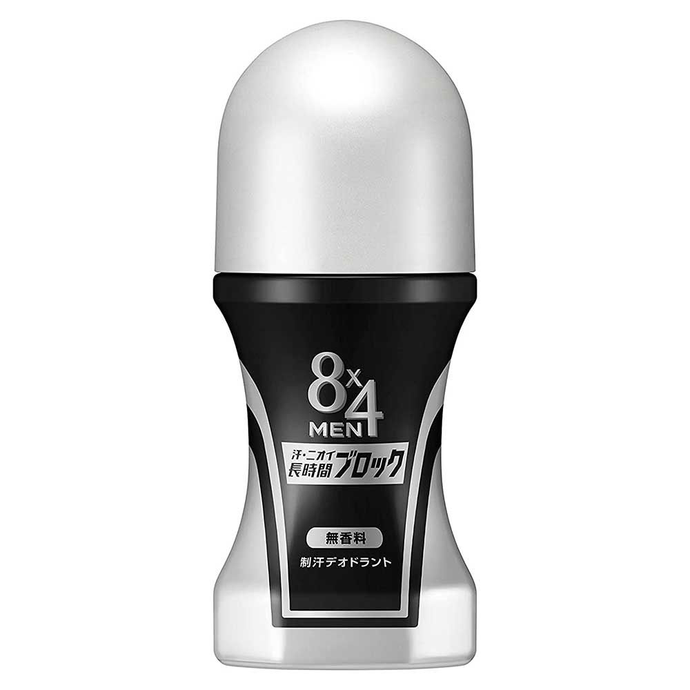 花王 8x4男性用制汗劑 滾珠瓶 無香料 60ml