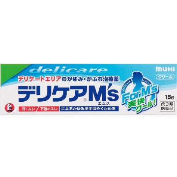池田模範堂 DELICARE M's 【第3類醫藥品】MUHIdelicareMs敏感處止癢消炎膏15g