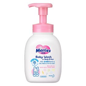 Merries Baby Wash for Body & Hair 400ml