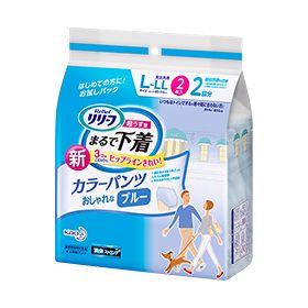 浮雕超砂漿型狀內衣顏色褲子藍L〜LL尺寸[開兩]