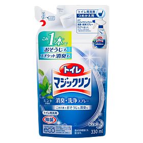 トイレマジックリン 消臭・洗浄スプレー ミントの香り [つめかえ用] 330ml