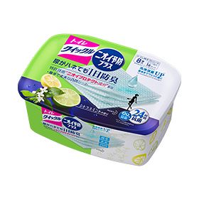 Toilet Quickle Odor Prevention Plus Citrus Mint Scent [Main Unit] 8 Sheets