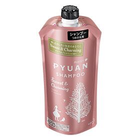메리트 퓨어안 스위트&차밍 클렌즈 케어 샴푸 [리필용] 340ml
