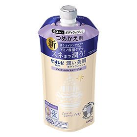 비오레u 촉촉한 미백 바디워시 자스민 & 로열솝 향 [리필용] 340ml