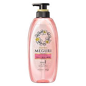 아지엔스 MEGURI 탄력과 볼륨이 부족하고, 꼬이고 엉키는 모발용 클렌징 샴푸 [본품] 430ml