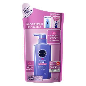 사세스 린스가 필요 없는 약용 샴푸 스무스 워시 타입 [리필용] 320ml