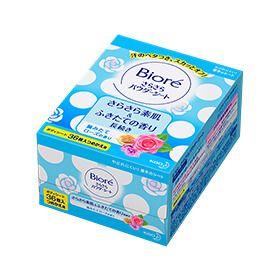 Bioré Sarasara Powder Sheets, Freshly Picked Rose Scent [Refill], 36 Sheets