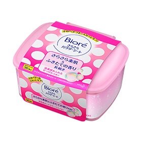 花王 蜜妮爽身粉濕巾 碧柔一自由流動的粉末片乾淨滿箱式36片的肥皂香味的